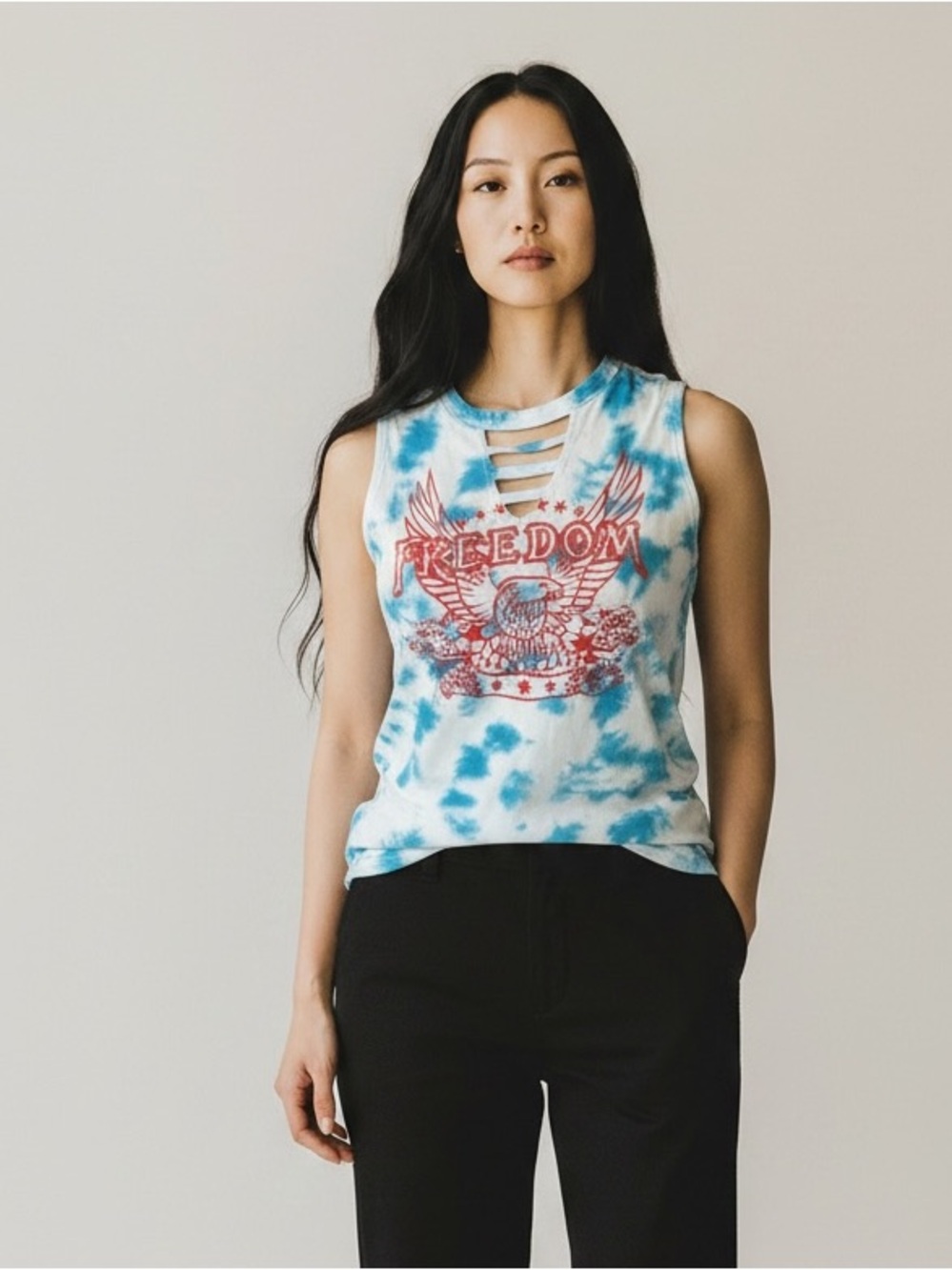 Jerry Leigh Graphic Tank Size S